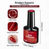 6 Colors Sparkle Diamond Glitter Gel Polish Set Gray Brown Black Nude Shades CPSR Compliant Manicure Soak Off LED Gel Nail Polish Kit Long Lasting