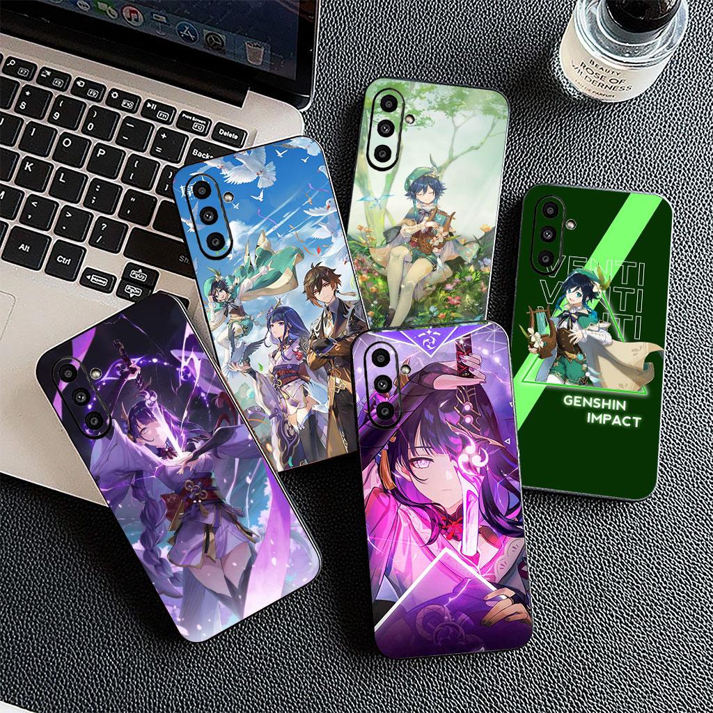 Чехол для телефона для Xiaomi Poco C75 C65 C71 C85 X7 X6 X5 F7 F8 Ultra F6 Pro Корпус Case Baal Raiden Shogun Genshins Impacts Venti