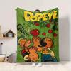 1PC Popeye Blanket Soft Warm All Season Throw for Sofa, Bed, Car, Office Vibrant Colorful Design, Durable & Cozy Gift