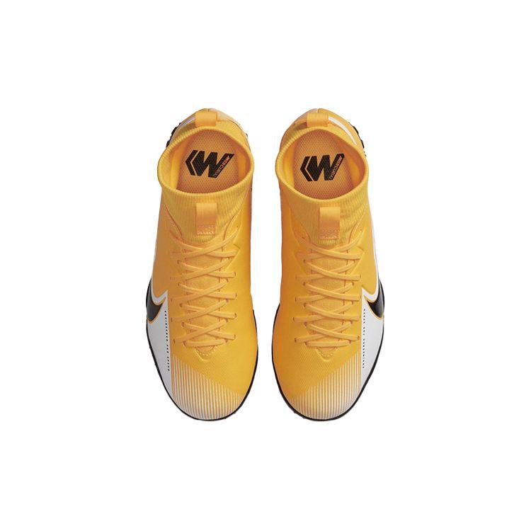 Nike Детские кроссовки Mercurial Superfly 7 Academy TF GS Laser Orange White Black AT8143-801
