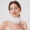 Lace-up Detachable False Collar Spring Girls Clothes Shoulder Necklace for Shirt Fake Collars Scarf Clothing Accessories