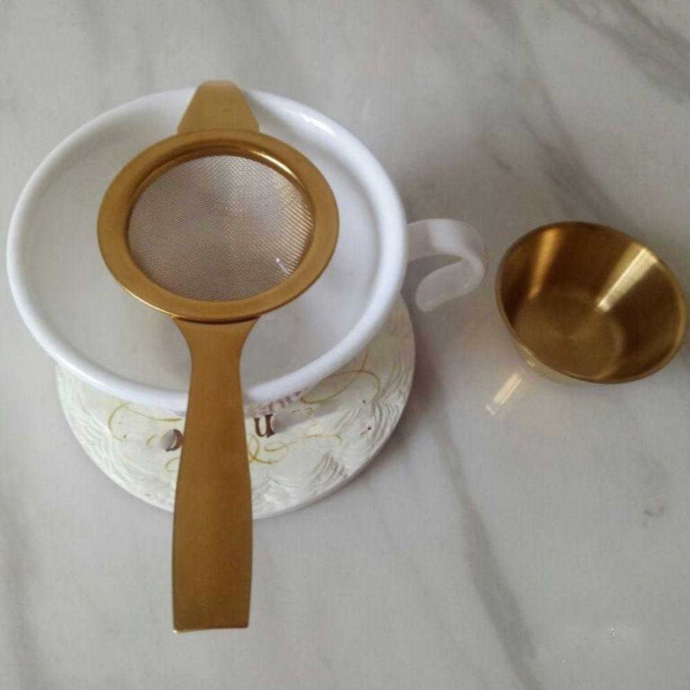 1set Fine Cookware Teapot Infuser Kongfu Coffee Filters Stainless Steel Mesh Colander Tea Strainer