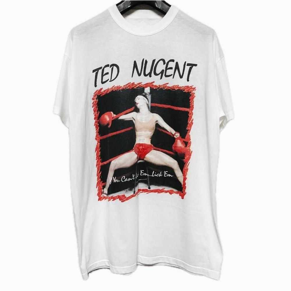 Ted Nugent Lick Em Tour Band Tshirt S to 5XL NZL317 FREE SHIPPING Unisex T-Shirt