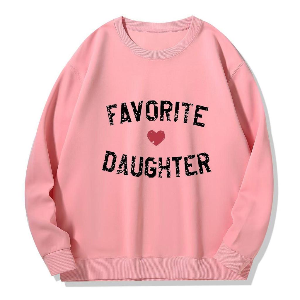 "Life is Better with My Boys" Cotton Long-Sleeve Trendy Hoodie