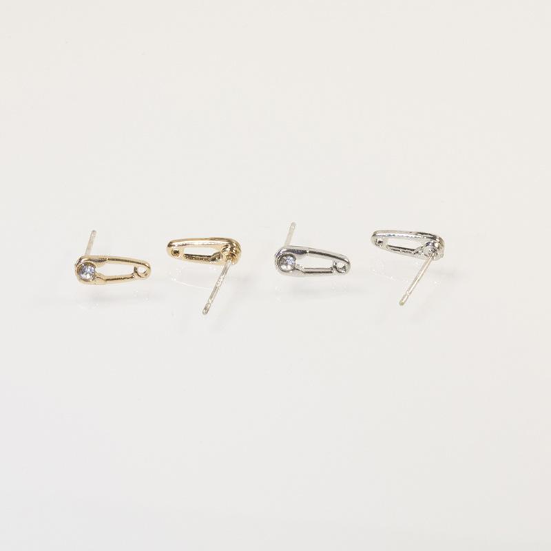 Серьги-гвоздики из серебра S925 Хип-хоп Мода Холодные Крутые Красивые Для Мужчин и Женщин Парные Серьги-скрепки INS