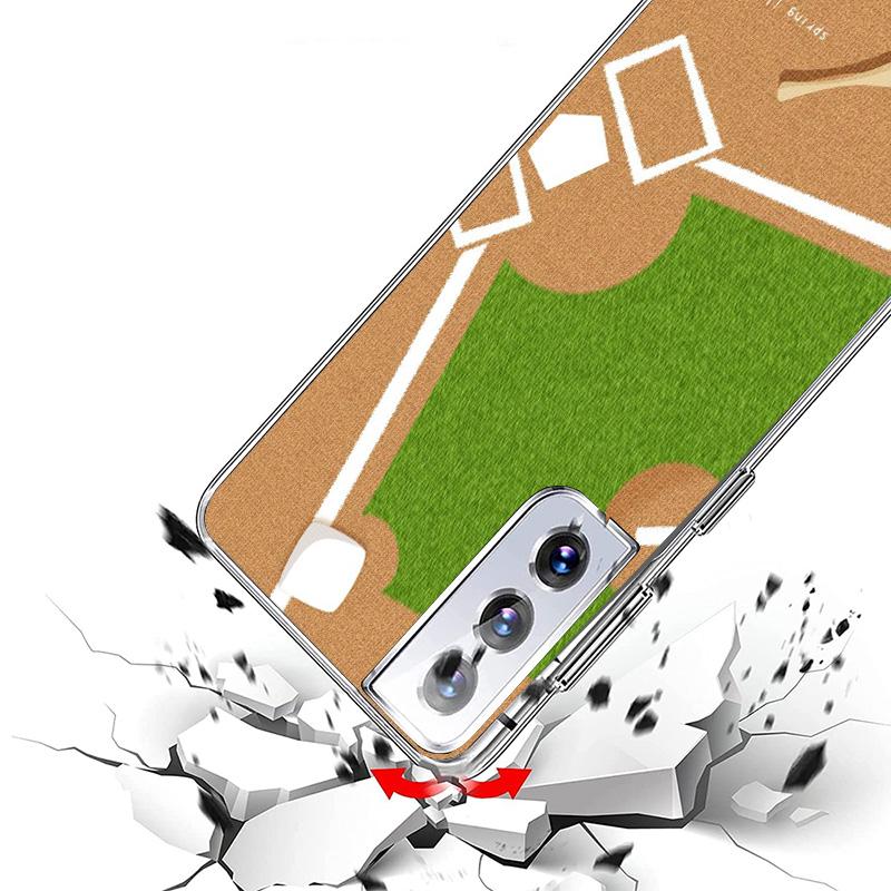Baseball Sport Cover Phone Case For Samsung Galaxy S26 S25 Edge S24 Ultra S23 S22 Plus S21 S20 FE Soft Fundas Shell Galaxy S25 S