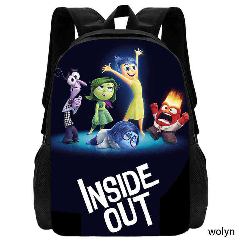 Школьный и дорожный рюкзак «Головоломка 2» (Inside Out 2) с отделениями для хранения