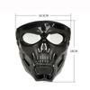 Cycling Colorful Goggles Motorcycle Skull Mask Outdoor Windproof Full Face Mask Paintball Game Tactical Protective Helmet Mask