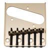 Бридж Musiclily Pro в винтажном стиле Telecaster с латунным седлом для гитар Squier и Imported Telecaster Electric Gold 10,8 мм 6-Way,