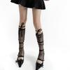 Women's Leg Warmer Summer Sheer Mesh Leg Sleeves Harajuku Leg Cover Stockings Fashion Ankle Heap Socks Long Boot Socks