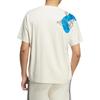 adidas Keith Haring Collaboration SS22 Футболка с мультяшным принтом и круглым вырезом и коротким рукавом, мужские топы, белые HD7264