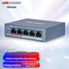 Hikvision 5-портовый неуправляемый PoE-коммутатор 100 Мбит/с