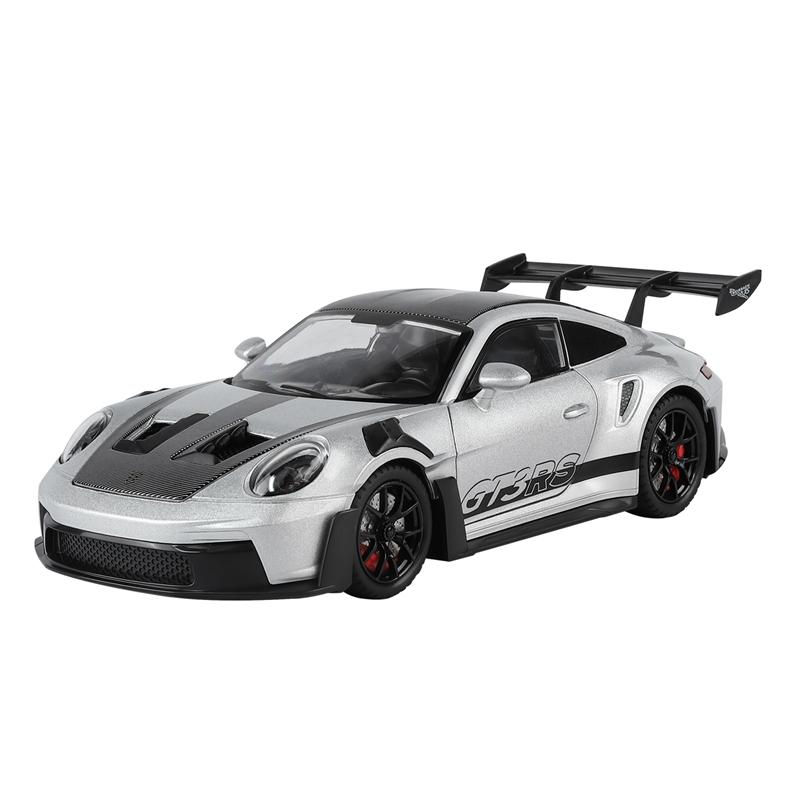 1:24 Симуляция 911 Gt3 Rs Металлическая модель автомобиля Двери с обеих сторон открываются, Богато детализирована, Тонкая работа