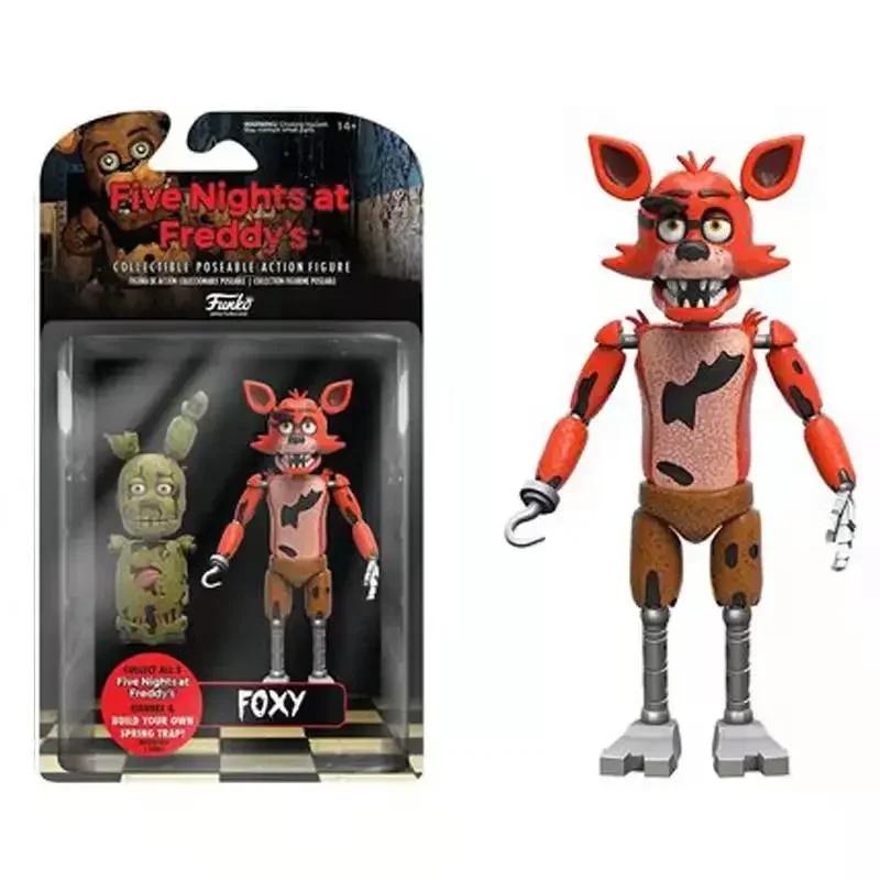 Fnaf Мишка Полуночный Гарем Пять Ночей Сочлененная Съемная Игровая Фигурка Действия В Five Nights Security Breach Миниатюрная Игрушка для Детей