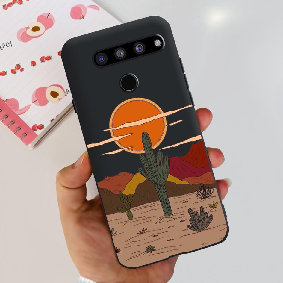 Чехол-крышка для LG V35 ThinQ Для LG V40 V50 V50S ThinQ Ударопрочные силиконовые чехлы Модный Цветочный Мягкий Funda Для LGV50 ThinQ Бампер