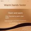 2-скоростная грелка для рук с контролем температуры, мини-грелка, подарок на день рождения