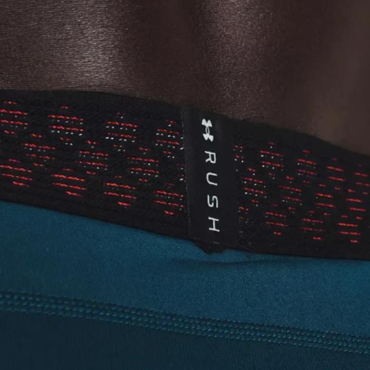 Under Armour Rush ColdGear Compression Training Leggings Men Bottoms Blue 1366060-413