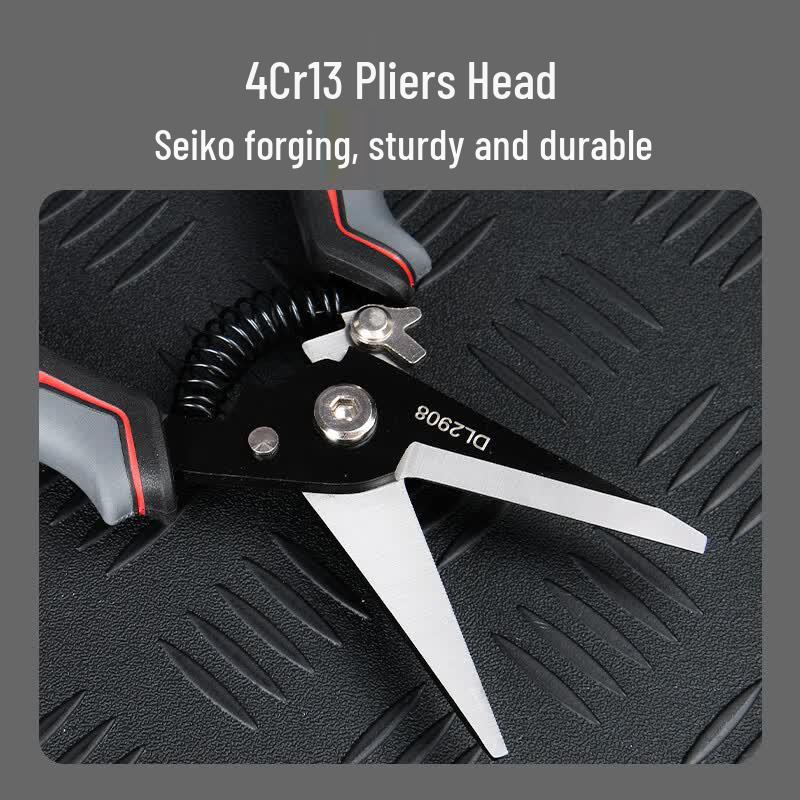Deli 8-inch Multi-functional Electrician's Scissors