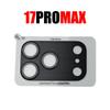 1 шт. Защитная пленка для iPhone 17 Pro Max Для iPhone 17 Pro Полное покрытие Ультратонкий Защита объектива камеры Металлическая рамка 2026 Новый