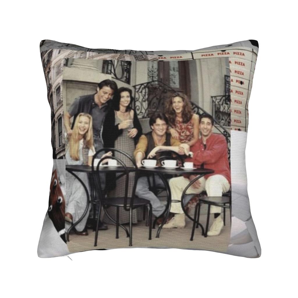 Friends Tv Show Pillowcase Soft Fabric Cushion Cover Decoration Throw Pillow Case Cover Seat Dropshipping 40*40Cm