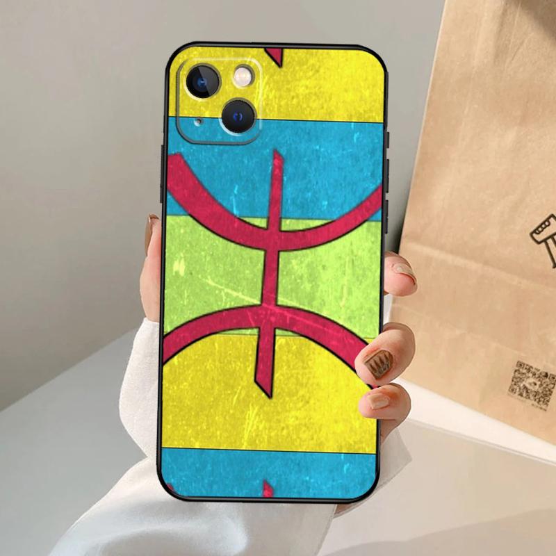 Амазигский символ Берберская академия Чехол для телефона Для iPhone 17 Air 16 15 13 11 12 14 Pro Max 13 12 mini 15 16 Plus 16e Чехол Coque