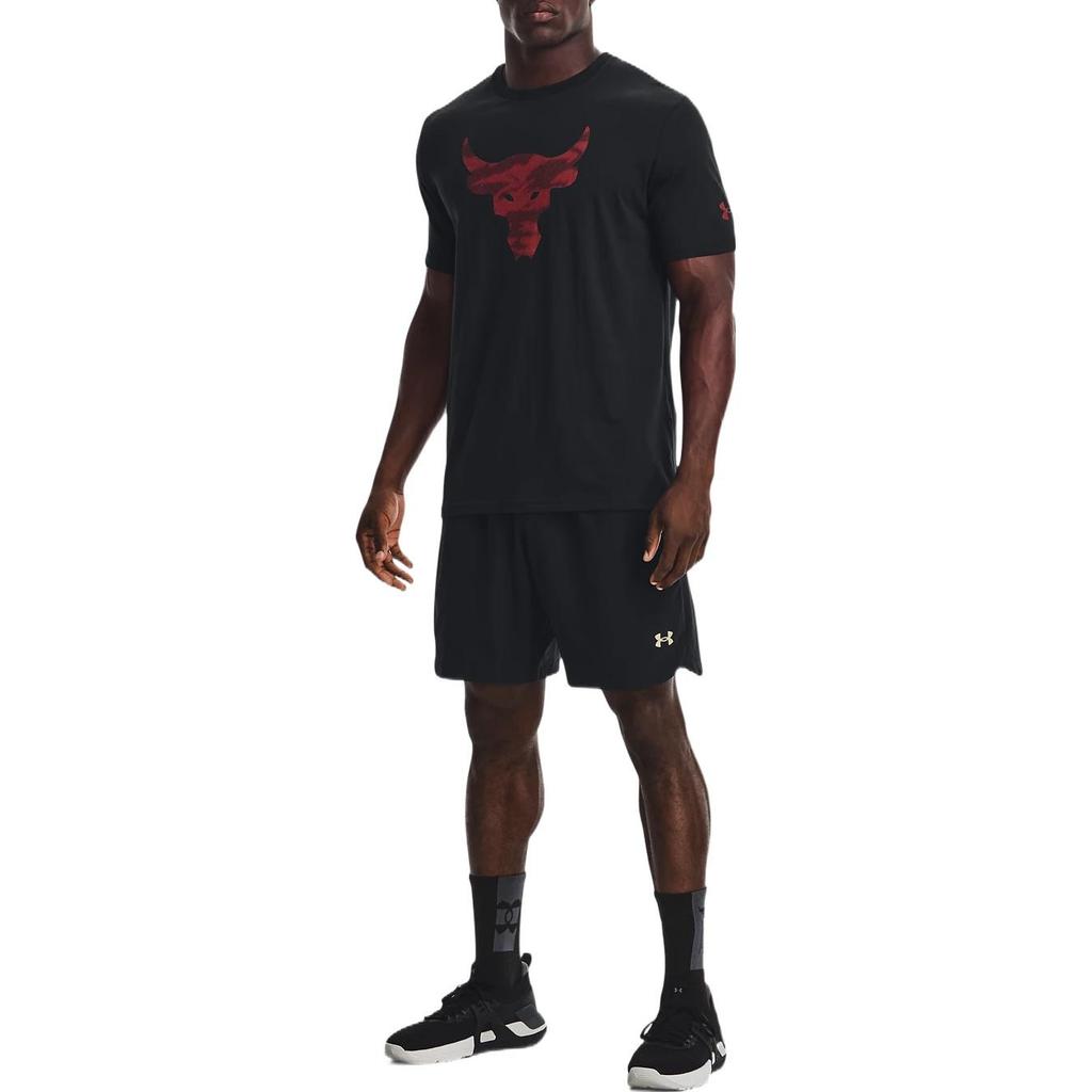 Under Armour Мужская футболка Project Rock Brahma Bull 'Черный Красный' 1371214-001