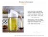 Opening Glass Kitchen Automatic 1000ml And Closing Oil Can Household Kitchen Dustproof Largecapacity Glass Oil Bottle