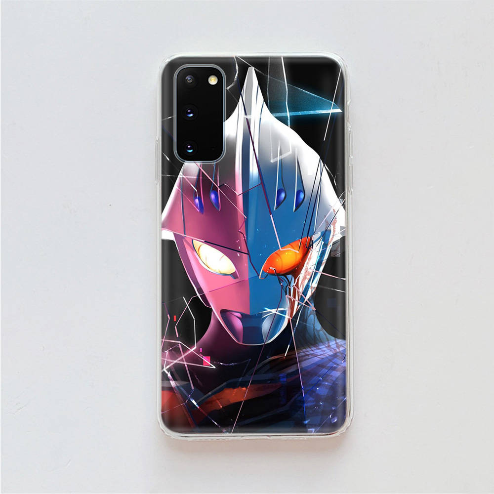AD91 Ultraman прозрачный чехол для Samsung A04 A14 A23 A34 A54 M23 M33 M52 M53 Realme 10 9 C30S C35 C55 VIVO Y02 Y21 Y33S Y51 X80 V25 чехол
