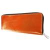 Пенал пенал из натуральной кожи кожи Точиги тонкий канцелярский оранжевый мужской женский