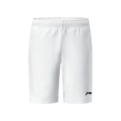 Удобные легкие быстросохнущие шорты Li Ning Feather Series, унисекс, белые, AAPU339-1