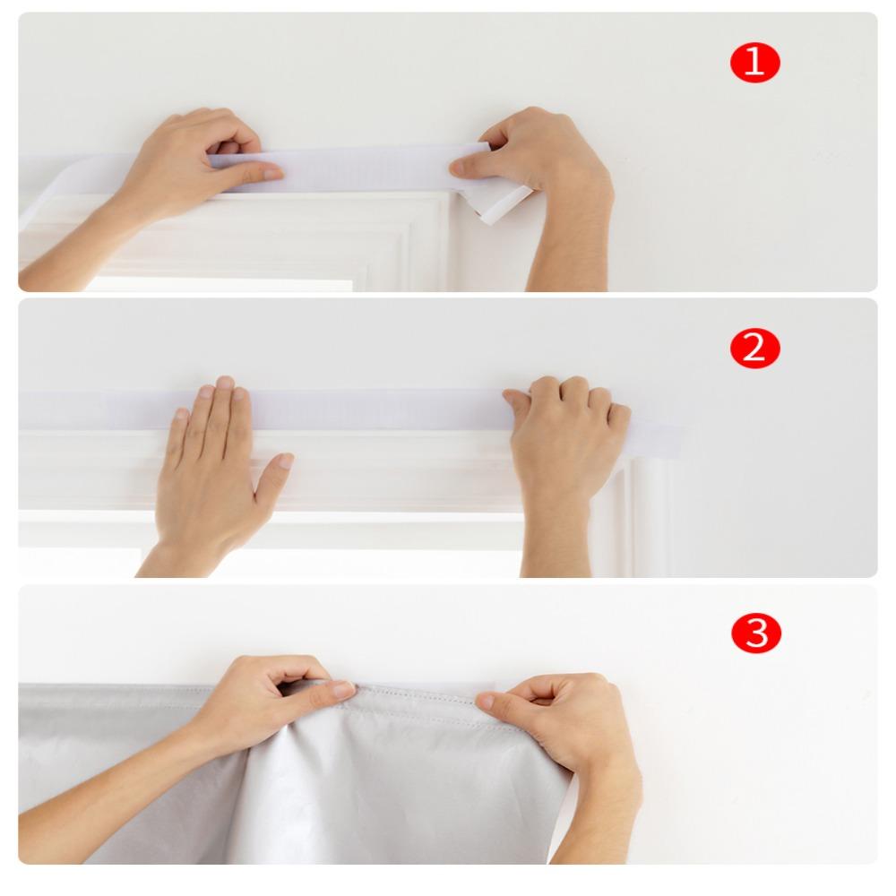 UV Block Thermal Insulated Nursery Bedroom Window Shade Blackout Blind Curtain Travel Window Cover