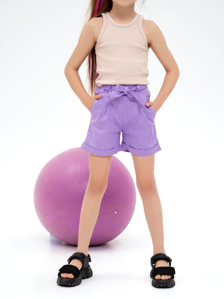 Хлопковые шорты в горошек ISSA Plus