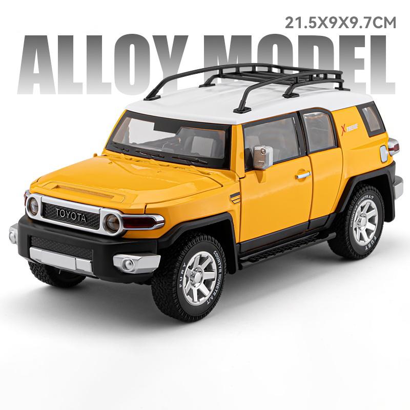 1:24 Toyota Land Cruiser LC80 FJ LC250 Tacoma Tundra Внедорожник SUV Металлический Литой Модель Автомобиля Домашние Модные Украшения Коллекция