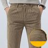 New Suit Pants Men's Brushed Trendy All-Matching Pants Men's Slim Straight Business Casual Men's Trousers