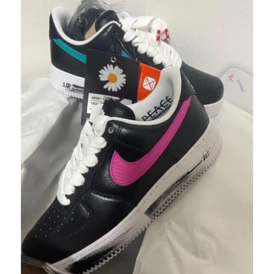 Peaceminusone x Nike Air Force1 “Para-Noise 3.0” Мужские Черный Зеленый Розовый AQ3692-004