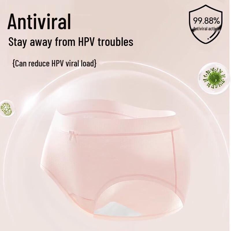 Женские бесшовные трусы Urban Lady Anti-HPV 10A с антибактериальным эффектом