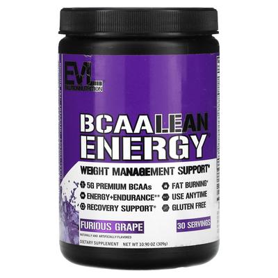 BCAA Lean Energy, вкус Виноград, 10,90 унции (309 г)