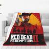 Супер Теплые Одеяла Путешествие на Самолете Red Dead Redemption Плед Игроки Игры Пистолет Фланелевое Покрывало Кровать Диван Покрывало