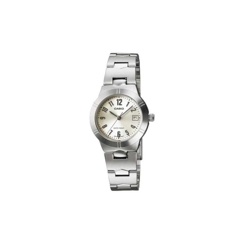 Casio Серия STANDARD Модные Деловые Простые и Элегантные Классические Стрелочный Индикатор Даты Кварцевый Механизм Ремешок из Нержавеющей Стали LTP-1241D-7A2