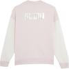 Puma Silver Single-Breasted Color-Block Drop Shoulder Long Sleeve Baseball Jacket Women Jackets Pink 628881-38