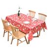 Snowflake Tablecloth Party Rectangle Christmas Waterproof Plastic Tablecloth Tablecloth Desserts