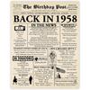 Stuff4 51st Birthday Poster Unframed - Born In 1975 Newspaper - Happy 51 Birthday for Men Women Retro Vintage Gifts Back In 1975, 8x10 Inch Bday