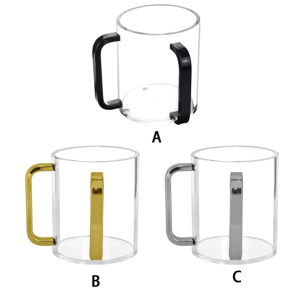 Стакан для омовения рук Netilat Yadayim Акриловый стакан для мытья рук с двойными ручками для удобного захвата Мытье с двойными ручками Изготовлен из акрила