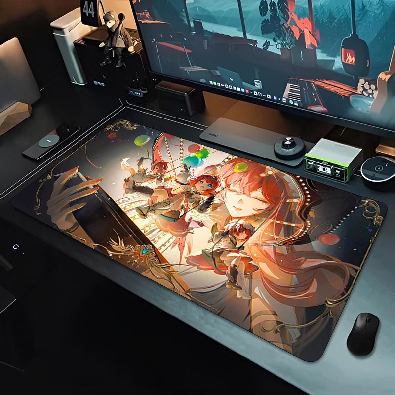 Коврик для мыши Honkai Star Rail Tribios Игровые аксессуары Офисный игровой коврик для клавиатуры и стола Нескользящий коврик для пола большой ковер для ПК Коврик для мыши