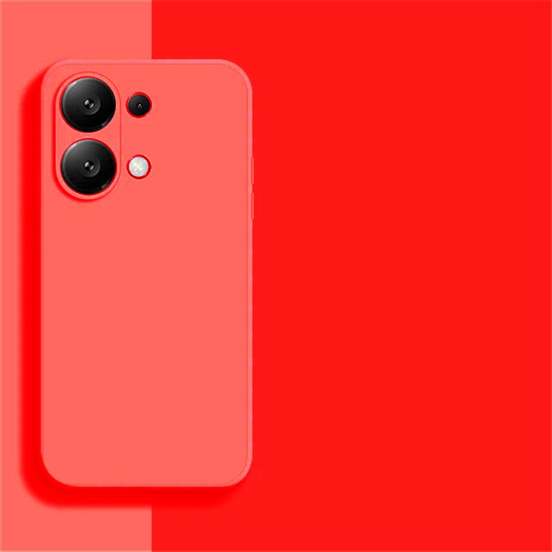 Противоударный чехол для телефона из жидкой силиконовой резины для Xiaomi Redmi Note 13 12 Pro 13ProPlus 12S K70E 13C Poco X6 Pro 5G 4G, мягкий чехол