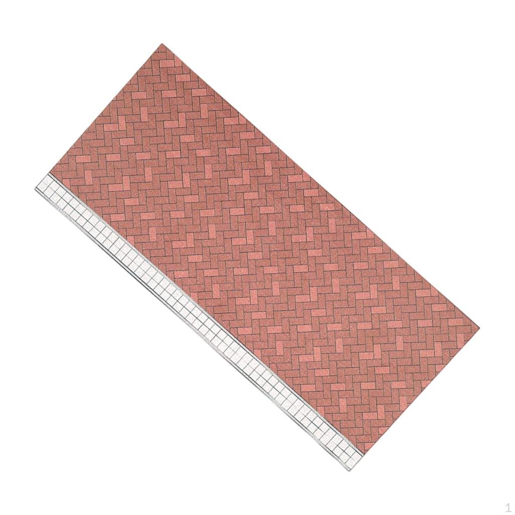 Сделай сам Миниатюрный Кукольный Домик Напольное Покрытие, Декоративное Микропокрытие, Узоры, Плитка для Мебели в Прихожей