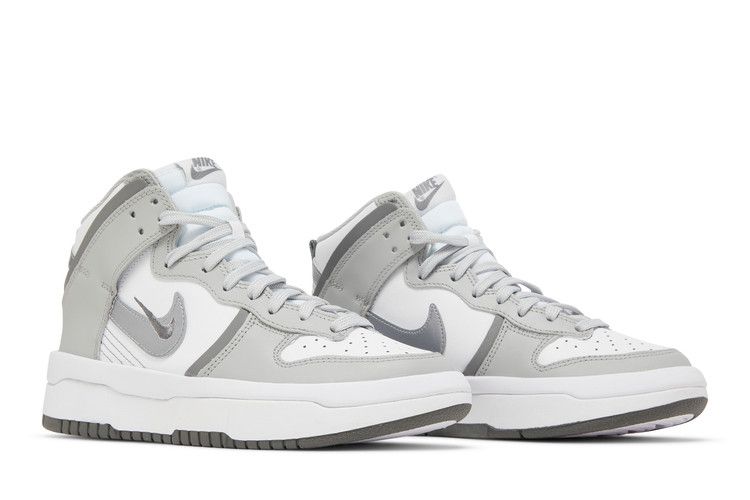 Women's Sneakers Nike Dunk High Up Light Smoke Grey (Women's) White/Silver-Light Smoke Grey-Light Smoke Grey