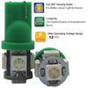 30 шт. зеленый T10 W5W 5050 5 SMD светодиодный свет 12 В для салона автомобиля, для карты, купольной лампы, багажника, приборной панели, стояночных огней