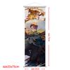 Demon Poster Rengoku Scroll Slayer Kyoujurou Home Decor Kamado Tanjirou Living Decoration Hanging Painting Kids Gift Posters