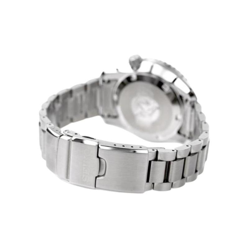 Seiko Prospex механический механизм Стальной браслет мужские часы черный циферблат SBEJ011